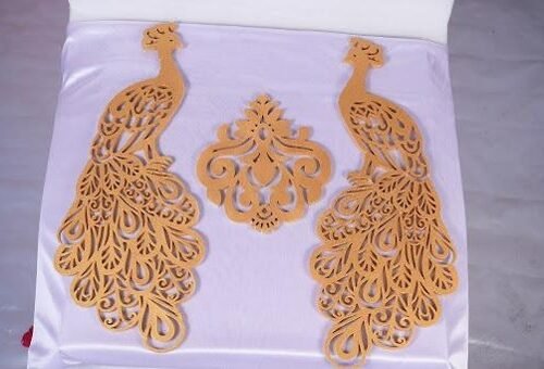 Royal Peacock (Mayura Elegance) Wall Decoration Set – 2 Pcs