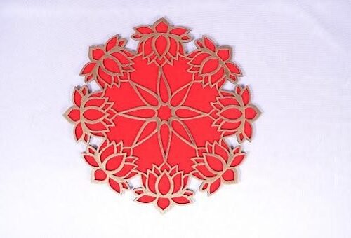 Heritage Muggu Wall Decoration – 1 Pc